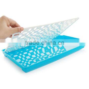 Multifunction Colorful Hallow Drain Custom Kitchen Cheap Plastic Tray photo-3