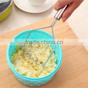 Potato Ricer Press Manual Potato Masher Blender Stainless Steel Potato Masher photo-3