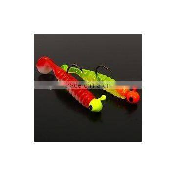 Soft Plastic Fishing Lures With Lead Artifical Bait
