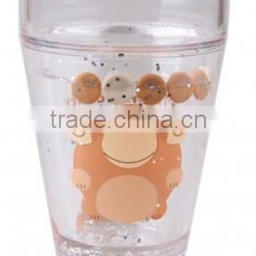 Double Wall Water Glitter Cup