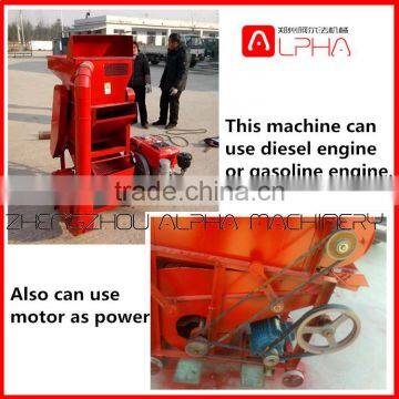 Small Size Peanut Shell Peeling Machine Groundnut Shelling Huller Machine photo-3