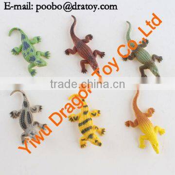 collection different rubber crocodiles toys