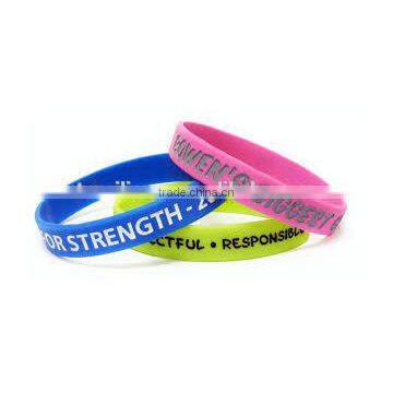 Promotional Gift Custom Silicone Wristband for Promotion