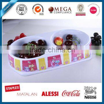 Hot !2016 Cute Pet Bowl Feeder/100% Melamine Dog Food Dish/Double Dinner Pet Bowls Equipament Adestrament Dog photo-2