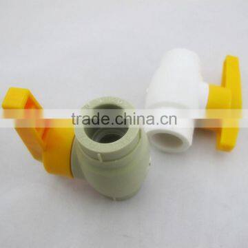 Plastic injection PPR ball valves for irrigation