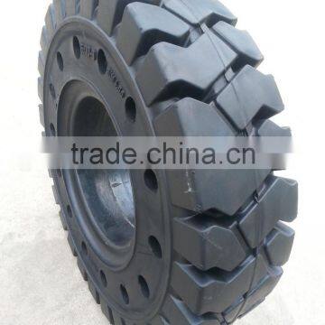 Chinese Tyre Manufacturer Supply Mitsubishi Parts 28x9-15 Solid Tires With Holes for Forklift photo-3
