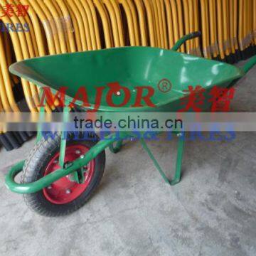 65L Steel Tray Weelbarrow for Concrete Moving WB6200