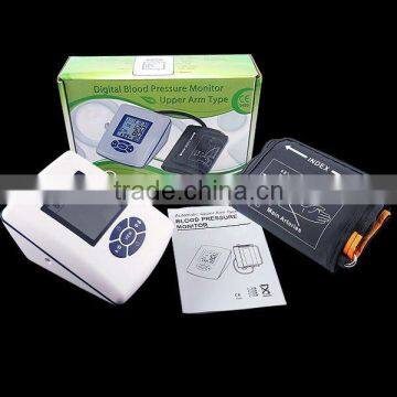Fully Automatic Digital Upper Arm Blood Pressure Monitor Desktop Type Pulse Meter Auto Inflate Inflating / Deflate Diflating photo-2