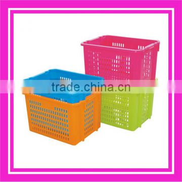 plastic stackable basket / collapsible basket