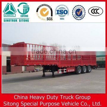 Sinotruck Trailer Stake Semi Trailer 40t 60t 80t Fence Cargo Semi Trailer photo-3