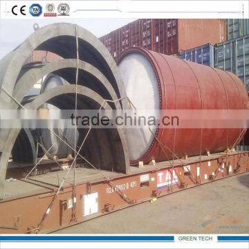 Green Machine/Waste Tires Pyrolysis Plant Getting Fuel Oil photo-3