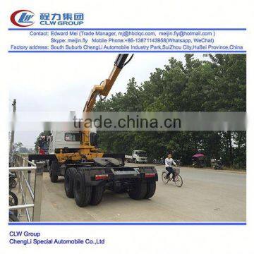 Dongfeng 6*4 Truck Tractor With Crane 200 Ton Liebherr Truck Crane photo-4