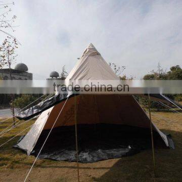 5~8 People Large Bell-shaped Camping Outdoor Waterproof Relief Tents