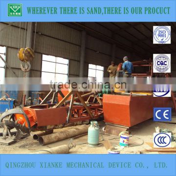 100cbm/h river gold cutter head suction mining dredgers for sale