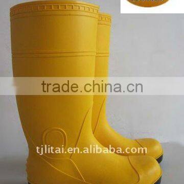 2015 HOT Rain Safety Work Shoes Boots,PVC Mining Safety Boots With Steel Toe photo-2