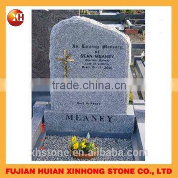 Red Stone Custom-made Gravestone Upright Tombstone Headstone Memori photo-6