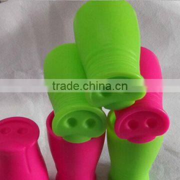 Silicone Kid Toddler Unbreakable Drinking Cup Piggy Snout Funny Cup photo-5