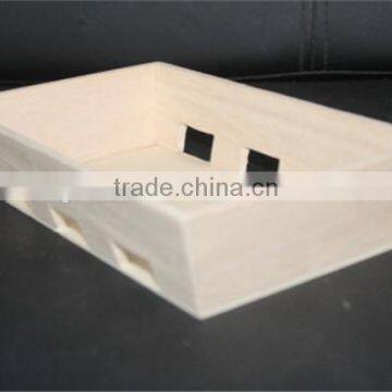 Handmade Eco-friend Cheap Wooden Mini Crate for Decor photo-3