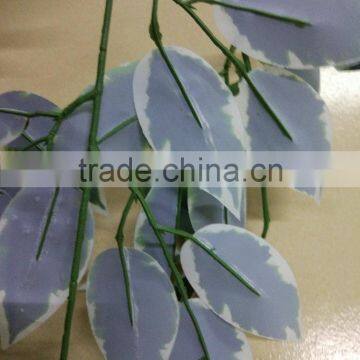 GUangzhou Shengjie Wholesale White Edge Banyan Tree Leaves for Ficus Tree Decoration photo-6
