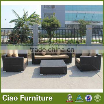 2016 Season Patio Wicker Furniture 4 Pcs Sectional Sofa Set photo-3