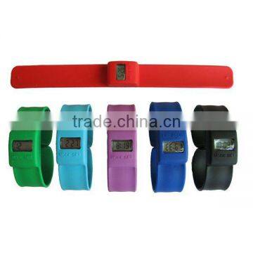 Silicone slap watch