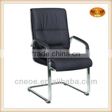 Black Leather Meeting Room Chairs 6007C photo-1