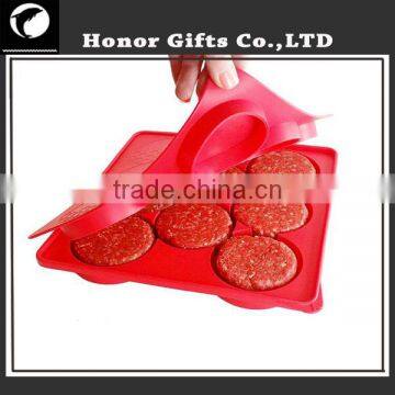 2016 Hot Sale Food Grade Custom Logo Silicone Burger Press Mold photo-6