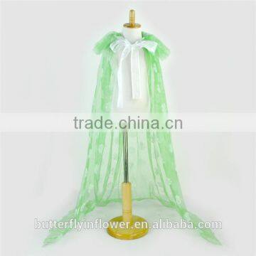 Lovely Snowflake Baby Girls Kids Cape Coat Pattern Chiffon Cape Dress photo-4