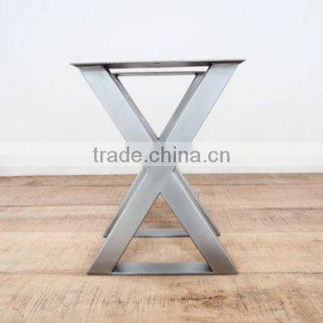 Marble Base Dining X Shape Table Bases Stainless Steel Leg photo-3