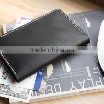 Simple Style Passport Cover Passport Holder Crazy Horse Leather Travel Wallet photo-5