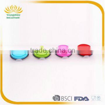 Colorful Silicone Collapsible Disposable Lunch Box photo-4