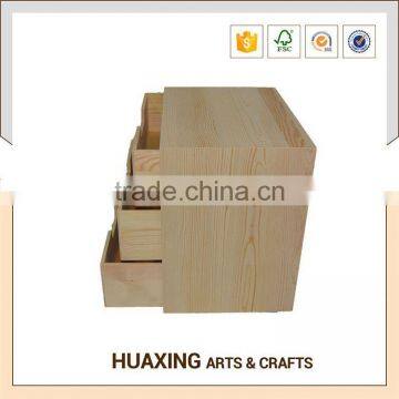 Wooden modern simple country wooden drawers with master carton packaging