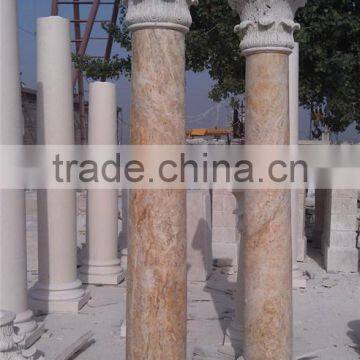 High Quality House Pillars Designs Roman Marble Pillar for Sale photo-3
