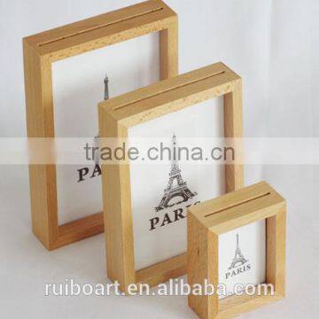 Beech Wood Picture Frame Wooden Photo Frame