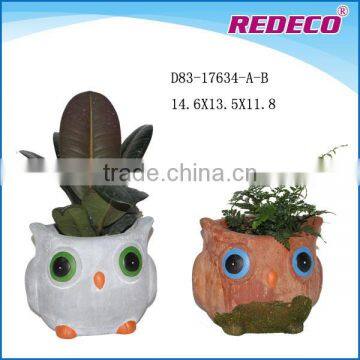 Small concrete flower pot with cheap price