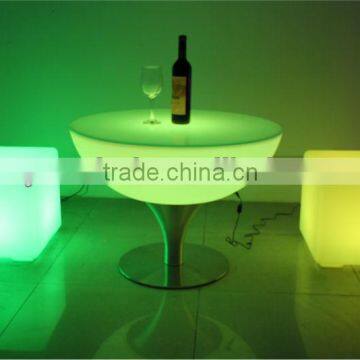 Durable High Quality PE Spa Ledlight up LED Coffee Table photo-6