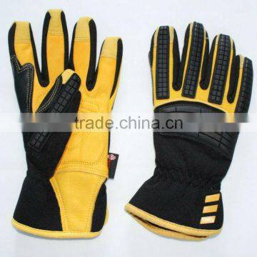 M1103 Anti Impact Safety Deerskin Motorcycle Gloves Made in China