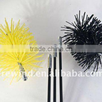 Plastic wire chimney brush