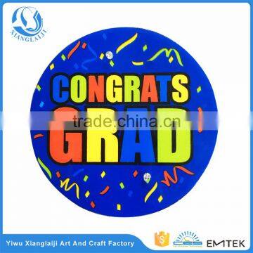 2017 HOT sale birthday party decorations led flashing badge for promotion