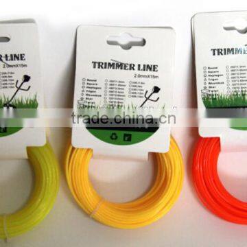 specialty produce brush cutter nylon trimmer line/ Factory direct sales/2.0X15metre