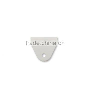 1.5" Plastic Chafe, White, Chafe Tab for Bags or Travelware, Nylon Flat Chafe Tab for Bag Accessories