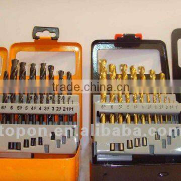 19pcs twist drill set