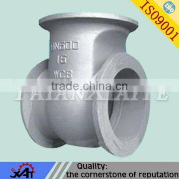 WCB valve body apply for valves pipeline, metal casting,Sodium silicate sand casting