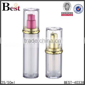 20ml 50ml Hot Products Luxury Fancy Cosmetic Lotion Cream Serum Double Tube Airless Pump Bottle With Red UV Pump China Suppliers photo-2