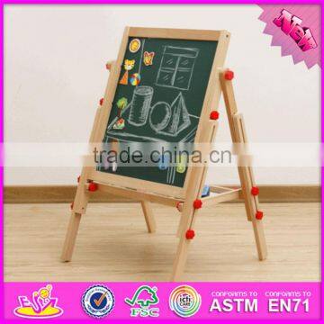 2017 New Design Adjustable Children Wooden Double Sided Drawing Board W12B107 photo-6
