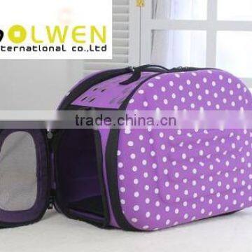 2015 Newest foldable pet dog carrier bag with EVA