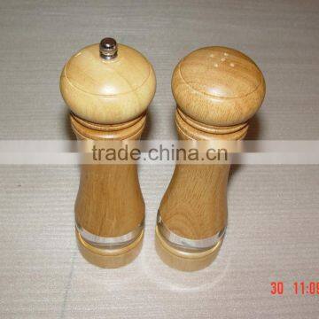 wooden pepper grinder &salt mill