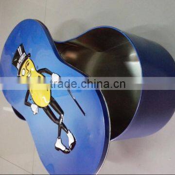 Peanut shape tin box,magic gift packaging box