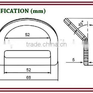 227 Personal Protective Equipment Stamped Bent Steel D-Ring photo-2