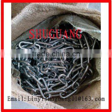 China Factory Welded Zinc Plated DIN 763 Long Link Chain
